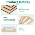 thumbnail image 4 of 3Pcs Ribbon Measuring Board MDF Ribbon Ruler, 4 of 6