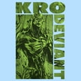 thumbnail image 2 of Men's Marvel Eternals Kro Deviant Green  Graphic Tee Light Blue Large, 2 of 4