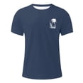 thumbnail image 4 of T-shirt à Manches Courtes Imprimé Graphique Décontracté pour Loisirs Quotidiens - T-Shirts Confortables pour Hommes avec Col Rond et Œuvre d'Art Moderne, 4 of 4