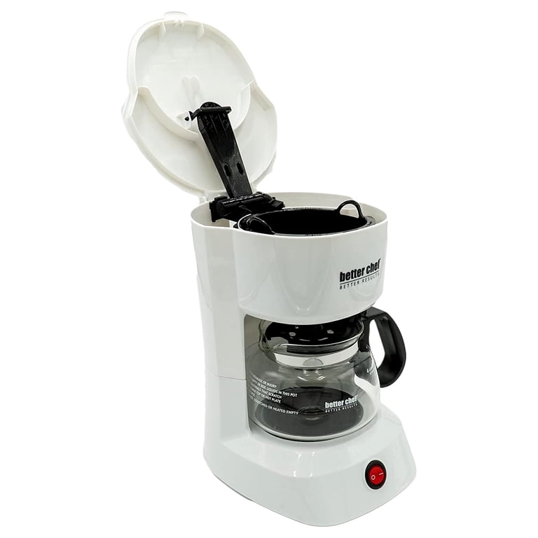Better Chef White 4-Cup Drip Coffee Maker