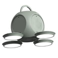 thumbnail image 1 of Linterna de Camping, lámpara plegable recargable, impermeable, USB, compacta, Solar, luces portátiles para exteriores, para jardín, Picnic, pesca , Verde, 1 of 8