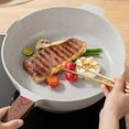 thumbnail image 1 of EGNMCR Ensemble d'Ustensiles de Cuisine, Poêle à Frire en Céramique Antiadhésive avec Couvercle, Poêle à Omelette Compatible Induction, Poêle à Omelette avec Poignée Résistante à la Chaleur et à l'Usure, Poêle à Frire Antiadhésive, 1 of 6