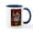 White/Navy Inside, variant on CafePress - Flower Eyed Sugar Skull Mugs - 11 oz Ceramic Mug - Novelty Coffee Tea Cup