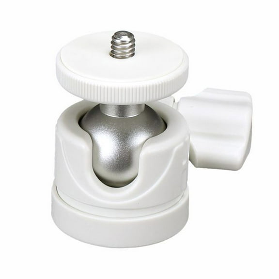 Professional Ballhead Tripod Attachment, 360°Rotation, 1/4" Screw Hole, NonSlip Cushioning, For DSLR Cameras,