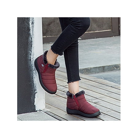 

UKAP Women s Snow Ankle Boots Shoes