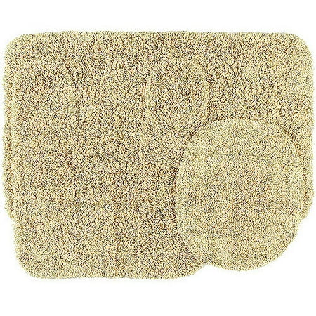 Mainstays True Colors 3-Piece Bright Bath Rug Set