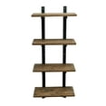 thumbnail image 4 of Pomona 48"H Metal and Solid Wood Wall Shelf, 4 of 7