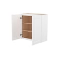 thumbnail image 5 of Furinno Shaker Wall Kitchen Cabinet 2-Doors-2 Shelves, Ready to Assemble, 12 D x 30 W x 30 H, White, 5 of 8