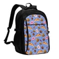thumbnail image 1 of Easygdp Fastfoods Mochila para Laptop de Viaje con Puerto USB, Mochila para Laptop con Puerto de Carga USB para Mujeres y Hombres, 1 of 7