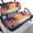 Palm Tree Sunset, variant on HUIACONG Wolf USA Flag Heavy Duty Golf Cart Seat Cover for EZGO 2-Person Seats, Washable Universal Fit Golf Cart Seat Covers 2 Pack