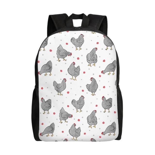 Balery Funny Chicken Mochila - Mochila Estilosa y Duradera para Laptop de 15 Pulgadas con Tela Oxford Impermeable