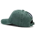 thumbnail image 2 of XIAOCHA Men's Solid Washed Baseball Cap Adjustable Hat Band Baseball Hats Farm Dad Caps,Dark Green, 2 of 5