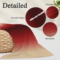 thumbnail image 3 of Dark Red Yellow Ombre Body Pillow Covers 20"x54", Farmhouse Modern Gradient Art Soft Brushed Microfiber Breathable Throw Pillow Covers, Pillowcase with Zipper for Couch Sofa Bedroom Living Room, 3 of 9
