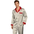 thumbnail image 7 of LEKODE Women's Pajama Sets Thanksgiving Pajamas Mens Christmas Pajamas Red Pajamas Womens Pajamas Set Womens Silk Pajamas Set Couples Matching Pajamas Beige (Dad)l, 7 of 7