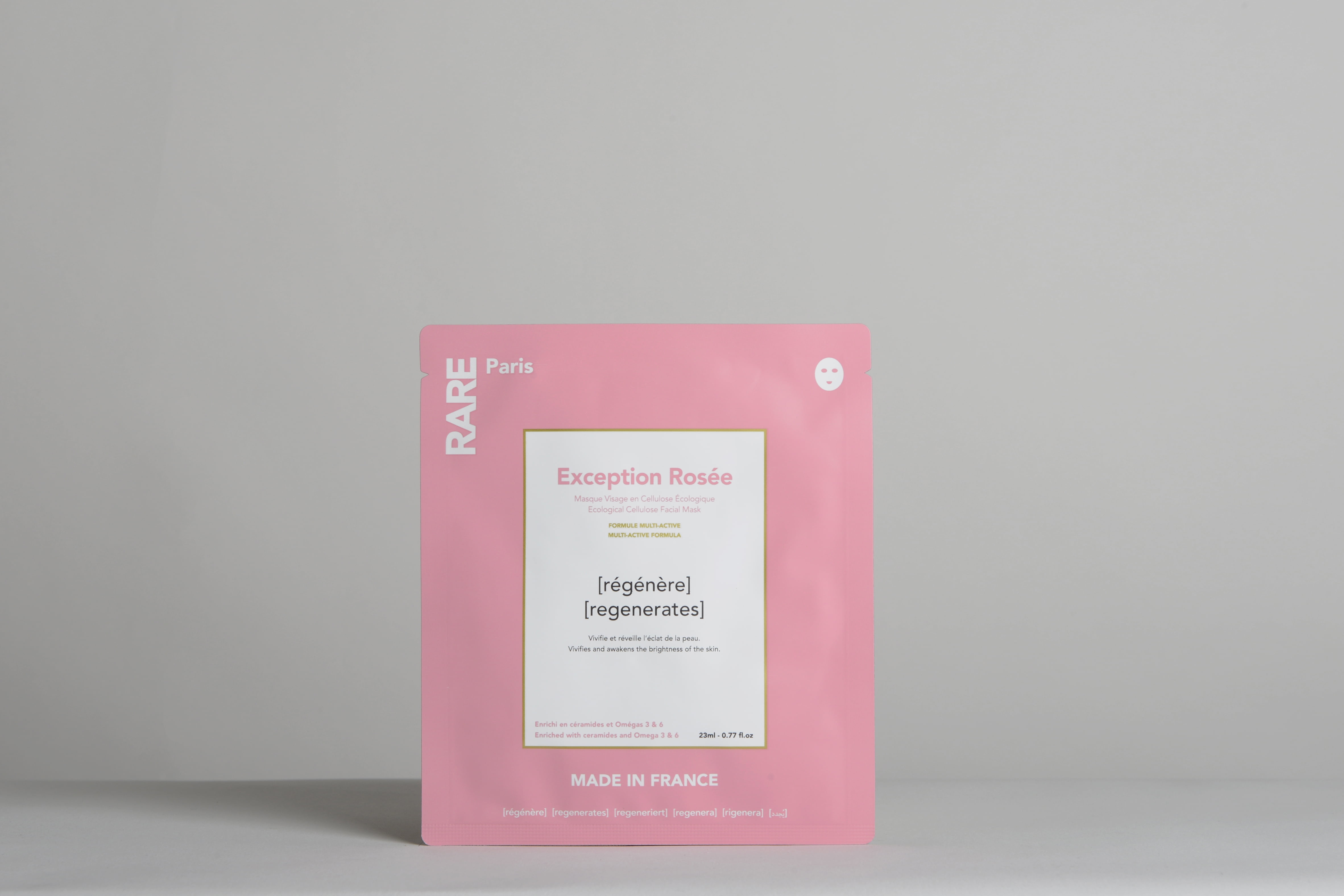 RARE Paris Exception Rosee Regenerating Face Mask Box 5 ct