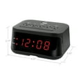 Mainstays Digital Alarm Clock with USB Charge Port, Snooze and Battery