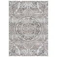 thumbnail image 2 of SAFAVIEH Havana Amable Medallion Indoor/Outdoor Area Rug, Light Brown/Black, 6'7" x 6'7" Round, 2 of 4