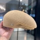 thumbnail image 5 of Gorro de boina de verano para mujer - ajustable, ligero y transpirable para playa y actividades al aire libre - negro, beige, caqui, 5 of 7