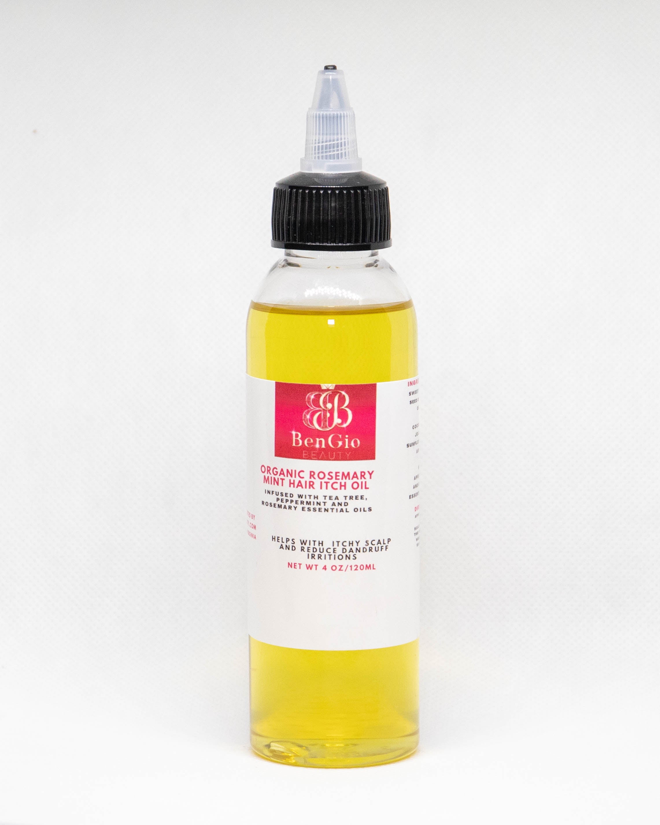 Rosemary Mint Hair Oil with Peppermint for (Itchy Scalp)