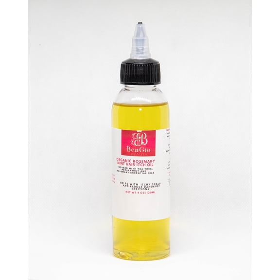 Bengio Beauty Rosemary Mint Hair Oil with Peppermint for Natural, Dandruff and (Itchy Scalp)/120ml