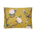 thumbnail image 3 of Ocleppo Bird Chinoiserie 3-Piece Comforter Set, Gold, Full/Queen, 3 of 7
