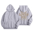 thumbnail image 5 of Women's Hoodies and Sweatshirts Inspirational Word Graphic Sweatshirts Long Sleeve Hoodie Tops for Women, 5 of 5