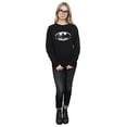 thumbnail image 4 of DC Comics Womens Batman Spot Logo Sweatshirt, 4 of 5