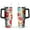 Pioneer Flower-4, variant on Watercolor Flowers 40oz Stainless Steel Vacuum Insulated Tumbler with Lid and Straw for Water Iced Tea Coffee Smoothie and More