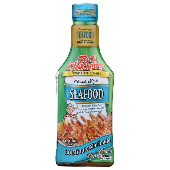 Tony Chacheres - Marinade Seafood Pourable - 12 Oz, Case of 6