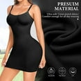 thumbnail image 4 of POP CLOSETS Women's Under Dress Slips Tummy Control Shapewear Full Body Shaper Slip Slimming Cami Slip With Adjustable Strap, 4 of 7