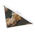 thumbnail image 3 of Naloa Palatial Style Flower Rabbit Dog Bandanas 1PC Washable Triangle Dog Scarfs Premium Durable Fabric, for Small Medium Large Dogs and Cats, 3 of 6