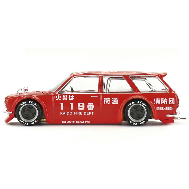 KAIDO HOUSE BLK LTD 510 FIREWAGON カートイズ祭 KAIDO HOUSE MINI-GT DATSUN 510 Wagon Fire Black BLKLTD