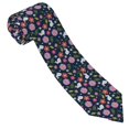 thumbnail image 3 of Fotbe Floral Rabbit Corbata Clásica para Hombre con Estampado – Corbata de Seda Jacquard Tejida, para Negocios, Bodas y Eventos Formales, 3 of 7