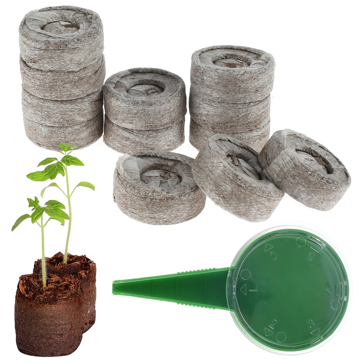 Compressed Block Potted plant Seed Nutritional Soil Peat Pellets Nursery Pot 