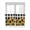 Yellow Black Beige, variant on Cream Stripe Tier Curtains 45 Inches Long, Modern Abstract Waves Beige Striped Window Treatment Curtain Drapes, Small Curtain Drapes for Bathroom Laundry Room, 27.5"x45", 2 Panels