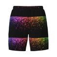 thumbnail image 5 of Rocae Colorful Sparkling for Men's Swim Trunks Quick Dry With Two Side Pockets and One Lined Patch PocketMedium, 5 of 9