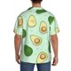 thumbnail image 3 of Fotbe Avocado Camisa Estampada de Manga Corta para Hombre, Casual de Verano, Estilo Playero, Sin Arrugas-Small, 3 of 5