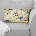 thumbnail image 4 of Designart "Seaside Floral Serenity I II" Boho Printed Throw Pillow, 4 of 5