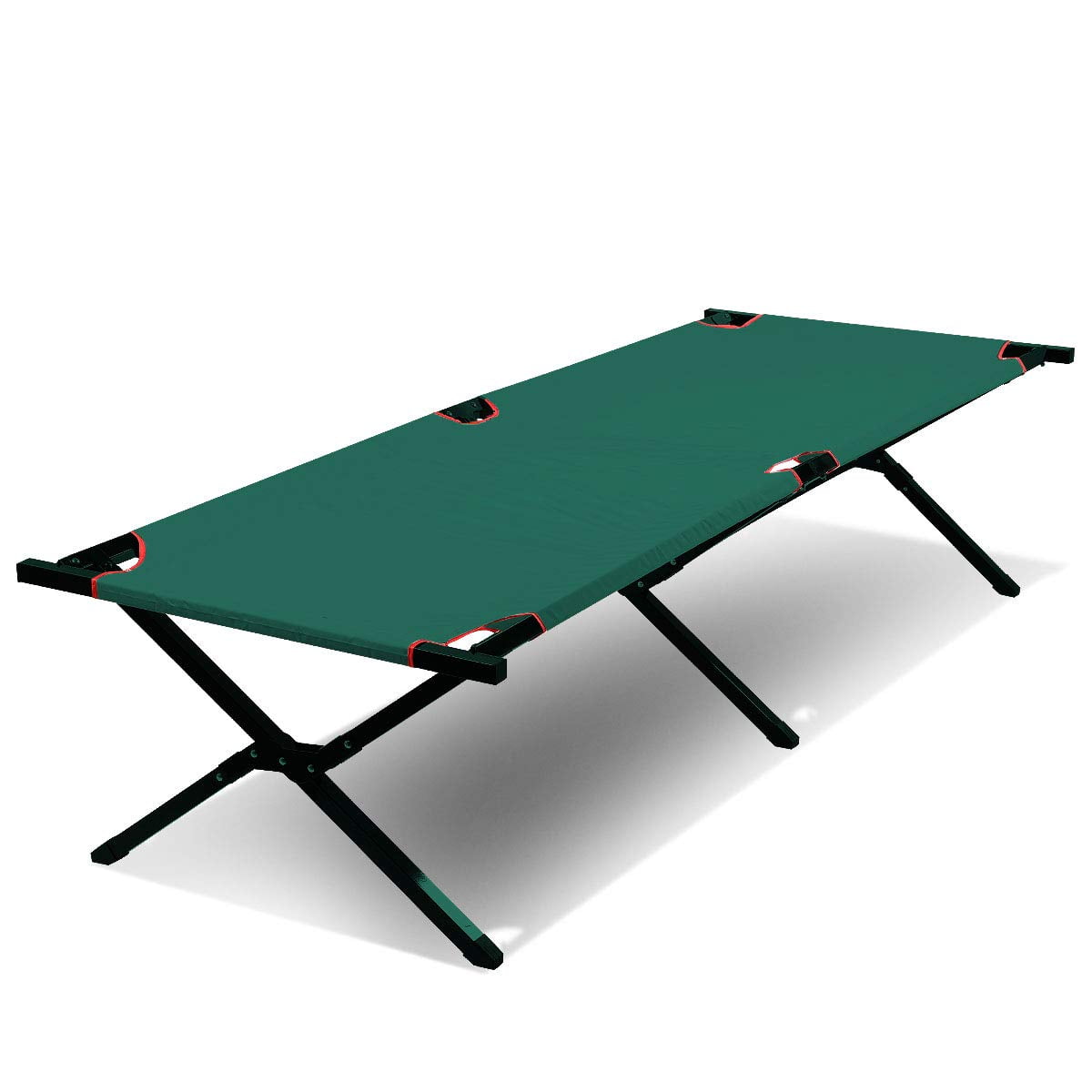 74" Portable Folding Camping Hiking Bed & Cot with Bag Up to 250 lbs