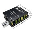 thumbnail image 2 of -1002L MINI Bluetooth 5.0 DC 5-24V Wireless Audio Digital Power Amplifier Stereo Board 100Wx2 Bluet, 2 of 5