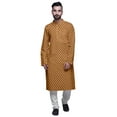 thumbnail image 2 of Atasi Kurta Imprimé pour Hommes Col Mandarin Popeline de Coton Kurta Chemise Décontractée, 2 of 7