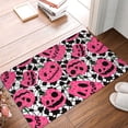 thumbnail image 4 of Sikiie Halloween Pumpkins Print Flannel Anti-slip Floor Mat 16x24in, Thickened Dustproof Entrance Door Mat Floor Mat for Kitchen, Bathroom, Laundry Room, 4 of 7