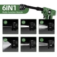 thumbnail image 5 of Cordless Power Pressure Washer 1.2GPM, Portable Washer with 2PCS 3000 mAh Battery, 6-in-1 Nozzle, Foam Pot, 16.4Ft Water Pipe for Outdoor Cleaning and Watering, 5 of 7