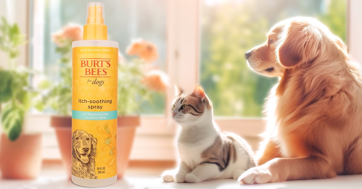 Burt's Bees Natural Pet Care Dog and Puppy Anti-Itch Spray 10 oz.