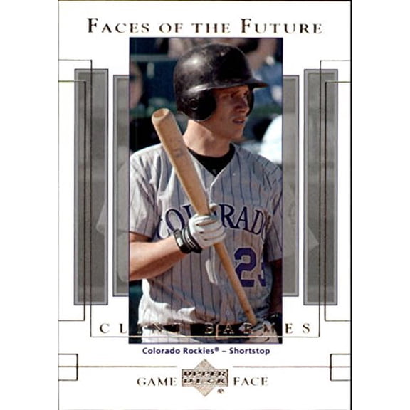 2003 Upper Deck Game Face #128 Clint Barmes FF RC MLB Baseball Trading Card