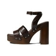 thumbnail image 5 of Sam Edelman Rosalind Womens Platform Sandals Block Heel Ankle Strap Pumps (Dark Mahogany, 8), 5 of 6
