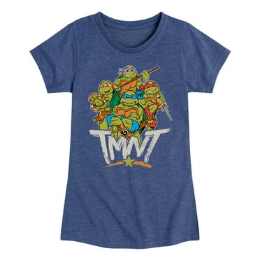 Teenage Mutant Ninja Turtles -Rebel Road Group - Toddler & Youth Girls  Graphic T-Shirt