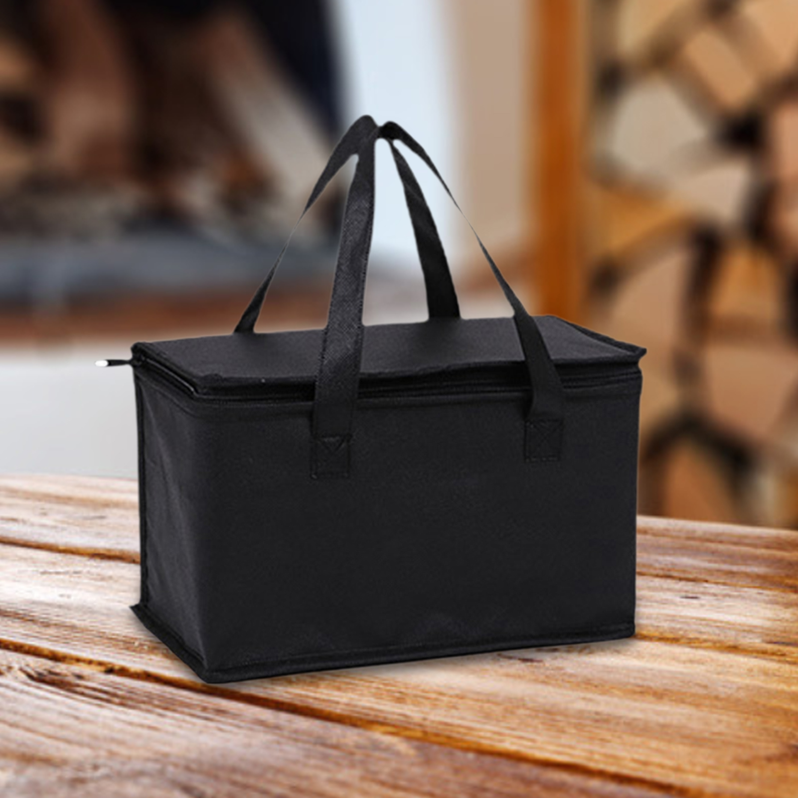 Ludlz Large Lunch Bag Insulated Lunch Box Soft Cooler Cooling Tote for Adult Men Women, Lunch Cooler Bag Folding Insulation Picnic Pack Food Thermal Bag Carrier Pouch - image 4 of 7