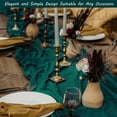 thumbnail image 2 of 12 Pack 10Ft Cheesecloth Table Runner 35x120 Inch Boho Gauze Table Runner Cheese Cloth Long Romantic Table Runners for Wedding Bridal Shower Birthday Party Table Decor (Dusty Sage Green), 2 of 10