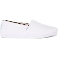 thumbnail image 2 of Women's Toms Recycled Cotton Alpargata Espadrille Pumps in White, 2 of 6